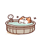 お風呂猫 にこにこ,（個別スタンプ：26）