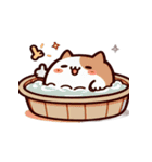 お風呂猫 にこにこ,（個別スタンプ：28）