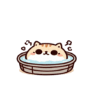お風呂猫 大好きだよ,（個別スタンプ：6）