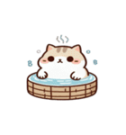 お風呂猫 ありがとう,（個別スタンプ：14）