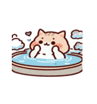 お風呂猫 ごはんだよ,（個別スタンプ：4）