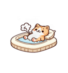 お風呂猫 見えない,（個別スタンプ：4）