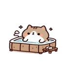 お風呂猫 見えない,（個別スタンプ：10）