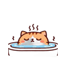 お風呂猫 見えない,（個別スタンプ：25）