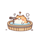 お風呂猫 見えない,（個別スタンプ：31）