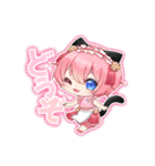 ルリにゃんこスタンプ【第2弾】（個別スタンプ：3）