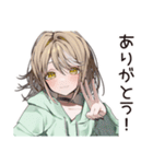 ゆるパーカーちゃんのボランティア活動（個別スタンプ：3）
