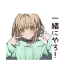 ゆるパーカーちゃんのボランティア活動（個別スタンプ：4）