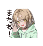 ゆるパーカーちゃんのボランティア活動（個別スタンプ：13）