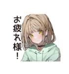 ゆるパーカーちゃんのボランティア活動（個別スタンプ：26）