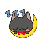 【飛び出す】かわいい黒ネコ2（個別スタンプ：24）
