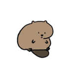 動く！たぷたぷビーバー（個別スタンプ：9）