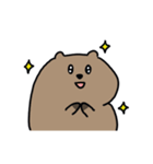 動く！たぷたぷビーバー（個別スタンプ：16）