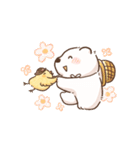 ふわもこくまちゃん1－実用編（個別スタンプ：17）