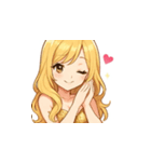 ゆるふわ可愛い女子の毎日使えるスタンプ1（個別スタンプ：14）