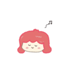 かわいい女の子の使いやすいスタンプ（個別スタンプ：3）