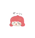 かわいい女の子の使いやすいスタンプ（個別スタンプ：5）