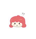 かわいい女の子の使いやすいスタンプ（個別スタンプ：8）