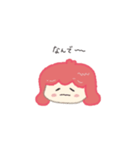 かわいい女の子の使いやすいスタンプ（個別スタンプ：9）