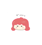 かわいい女の子の使いやすいスタンプ（個別スタンプ：19）
