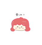 かわいい女の子の使いやすいスタンプ（個別スタンプ：23）