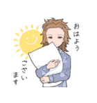 ホテル従業員の女の子（個別スタンプ：1）
