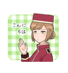 ホテル従業員の女の子（個別スタンプ：2）
