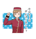 ホテル従業員の女の子（個別スタンプ：5）