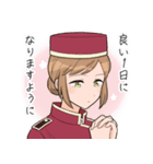 ホテル従業員の女の子（個別スタンプ：6）