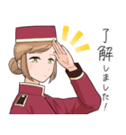 ホテル従業員の女の子（個別スタンプ：11）