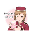 ホテル従業員の女の子（個別スタンプ：19）
