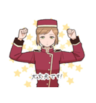 ホテル従業員の女の子（個別スタンプ：25）