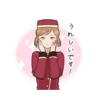 ホテル従業員の女の子（個別スタンプ：32）