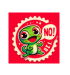 アニマル「NO」スタンプ（個別スタンプ：26）