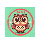 アニマル「NO」スタンプ（個別スタンプ：31）