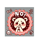 アニマル「NO」スタンプ（個別スタンプ：32）