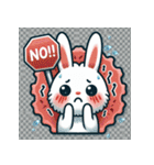 アニマル「NO」スタンプ（個別スタンプ：37）