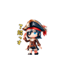 ドタバタ☆海賊ガール！（個別スタンプ：8）