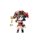 ドタバタ☆海賊ガール！（個別スタンプ：11）