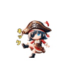 ドタバタ☆海賊ガール！（個別スタンプ：25）