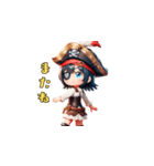 ドタバタ☆海賊ガール！（個別スタンプ：34）