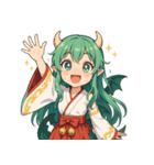 爆笑！竜人きたり～ちゃんの毎日（個別スタンプ：7）