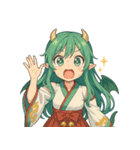 爆笑！竜人きたり～ちゃんの毎日（個別スタンプ：12）