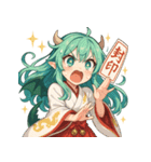 爆笑！竜人きたり～ちゃんの毎日（個別スタンプ：19）