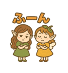 ふたりの妖精と感情まるごとスタンプ（個別スタンプ：32）