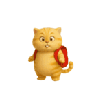 動く！むっちり茶トラ猫のまるちゃん（個別スタンプ：23）