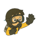 Dr.サム、海の中へ！（個別スタンプ：13）