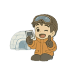 Dr. Sam 極地ホリデー（個別スタンプ：4）