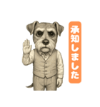 ミニチュアシュナウザー喜怒哀楽スタンプ 1（個別スタンプ：15）