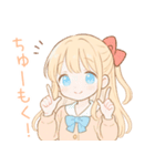 ゆるかわ系制服女子(ときどき病み系)（個別スタンプ：13）